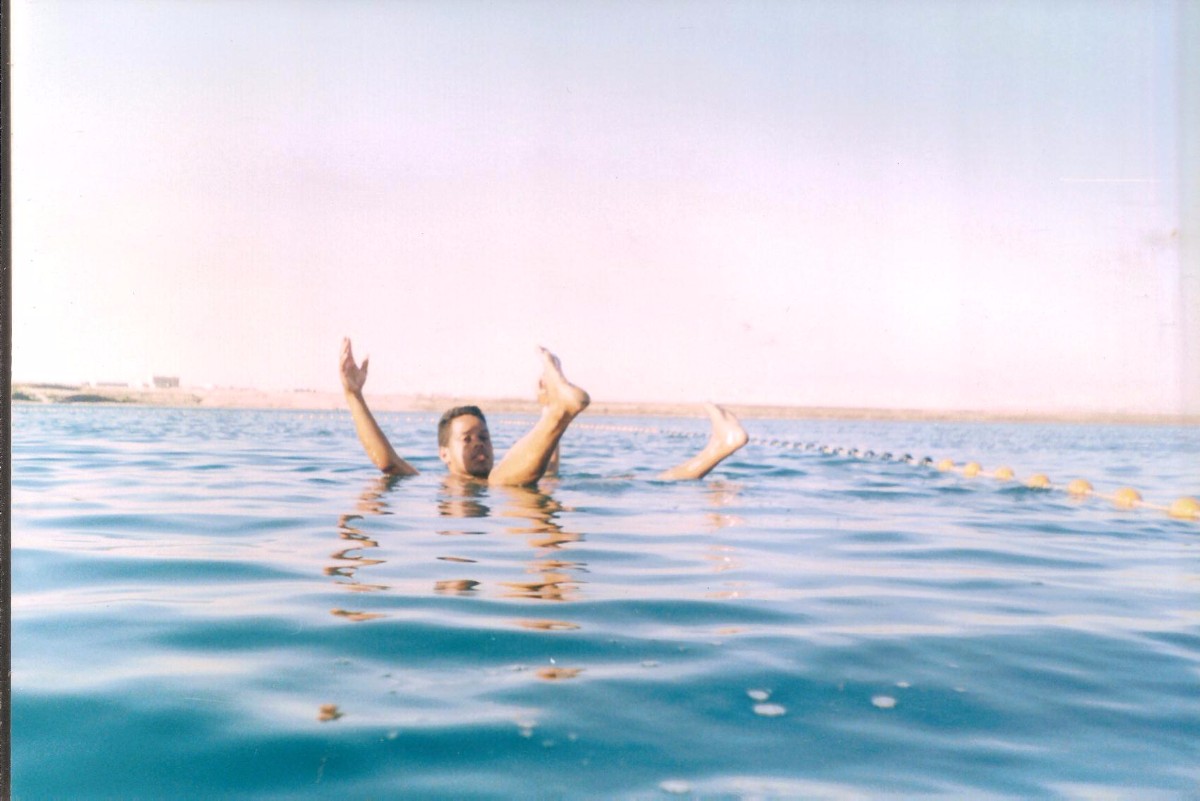 Mar Morto, infelizmente está secando!