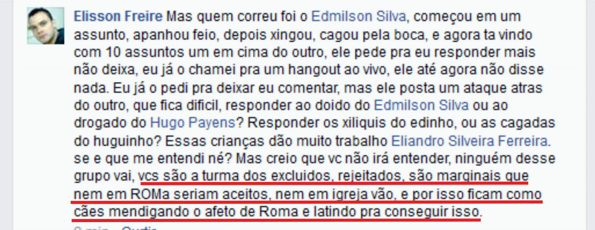 Contra Edmilson Silva