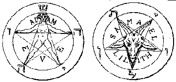 dois tipos de pentagrama
