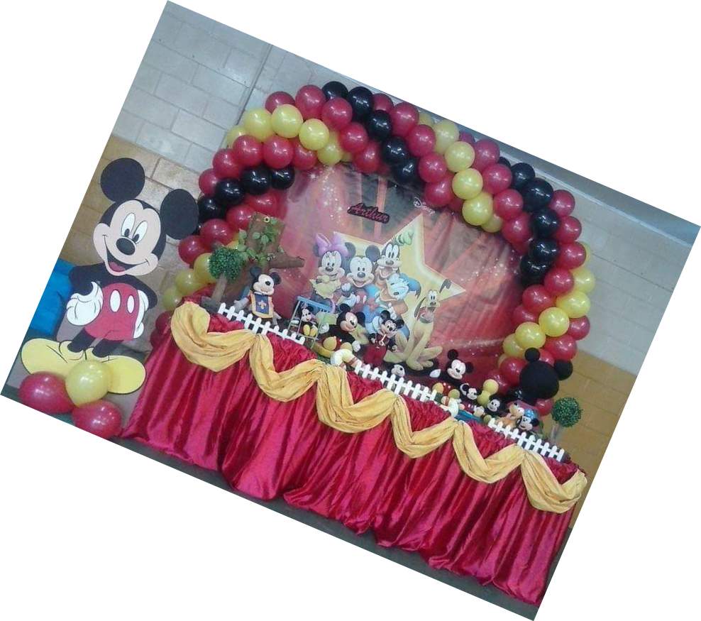 mesa de bolo do mickey , decoração do mickey para alugar no abc ,