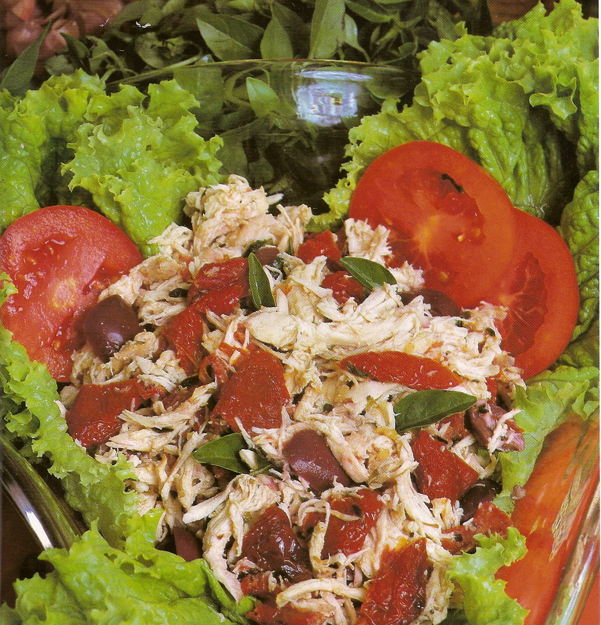 Salada de Frango com Tomate Seco