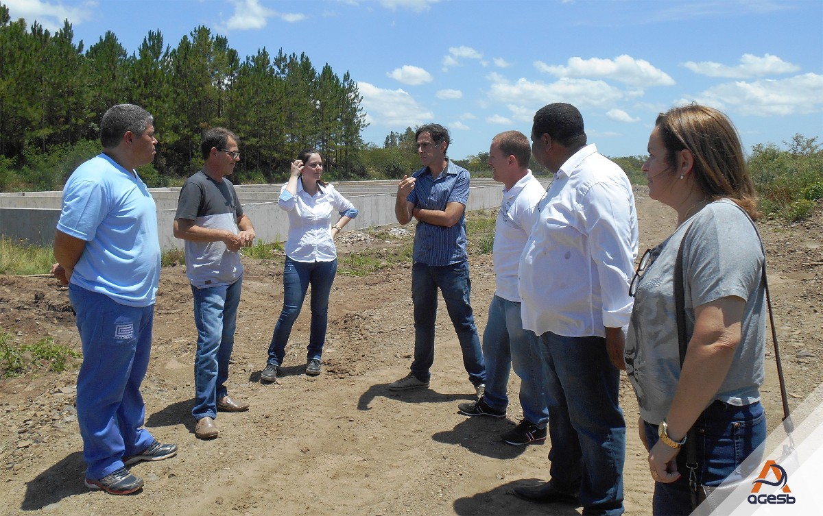 CORSAN recebe visita dos conselheiros da AGESB