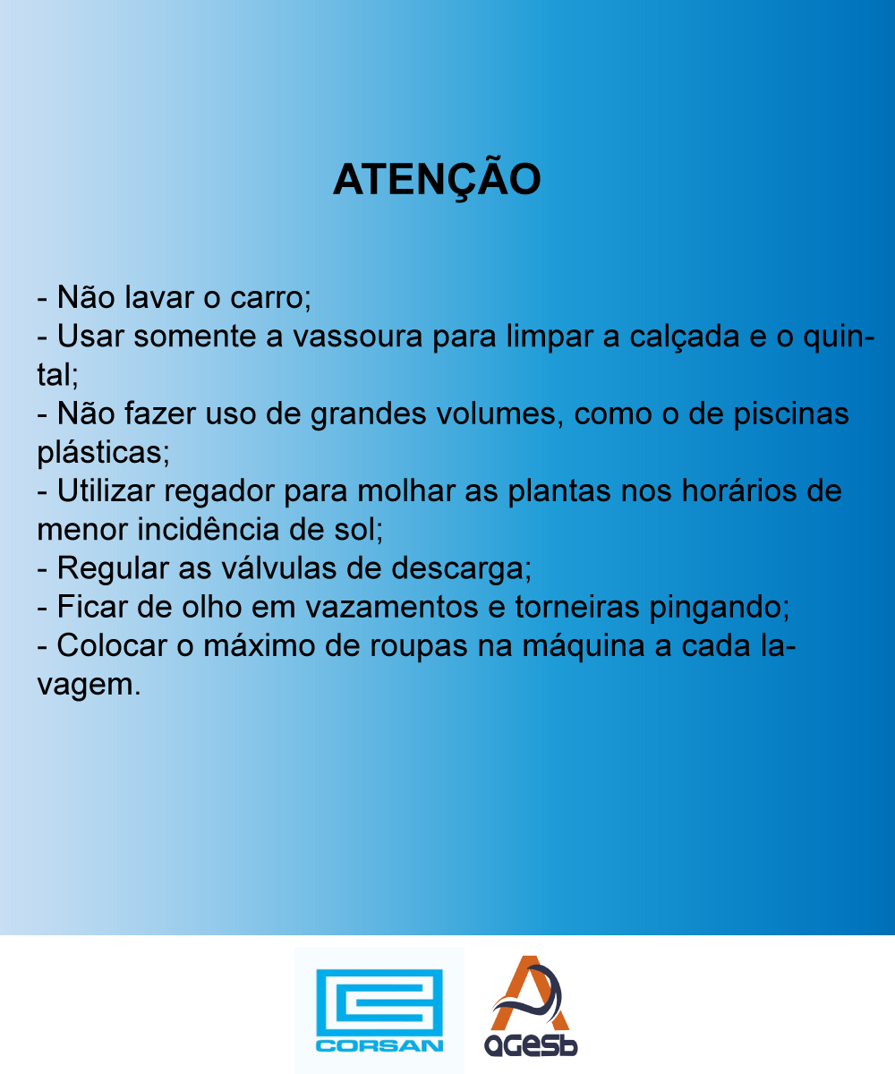 Suspensão do corte de água é prorrogada pela Corsan - Jornal Ibiá