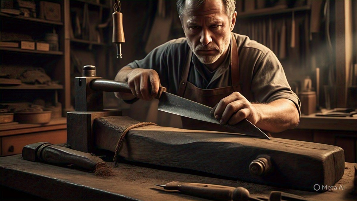 Fabricação de facas artesanais