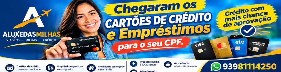 Cart&atilde;o de Cr&eacute;dito pra voc&ecirc;