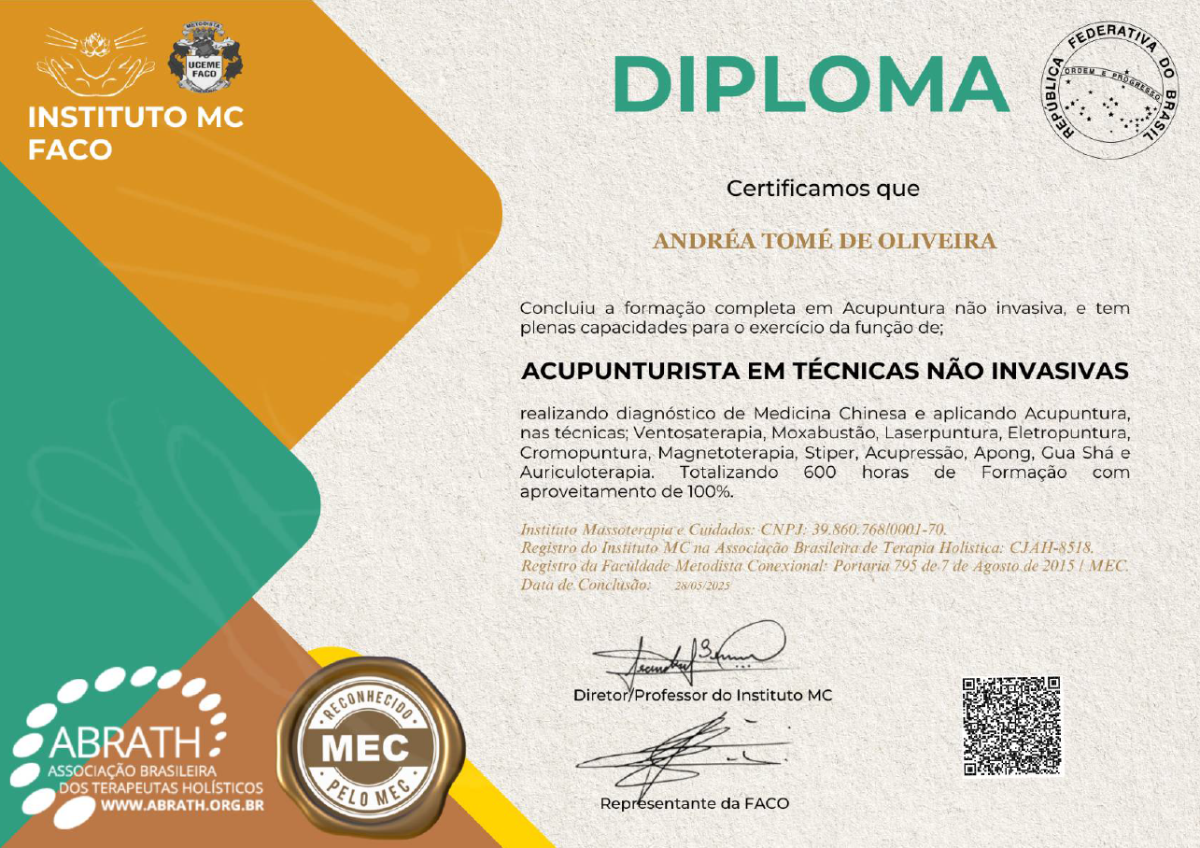 DIPLOMA ACUPUNTURA