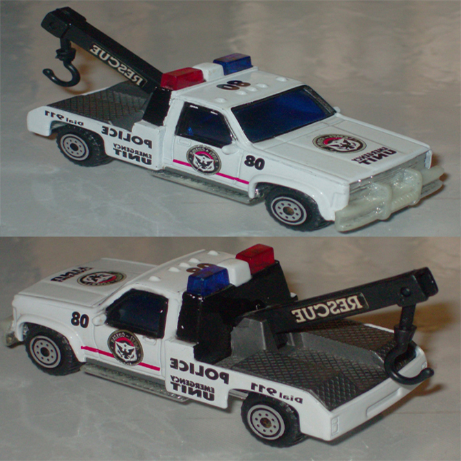 REALTOY Police Tow Truck