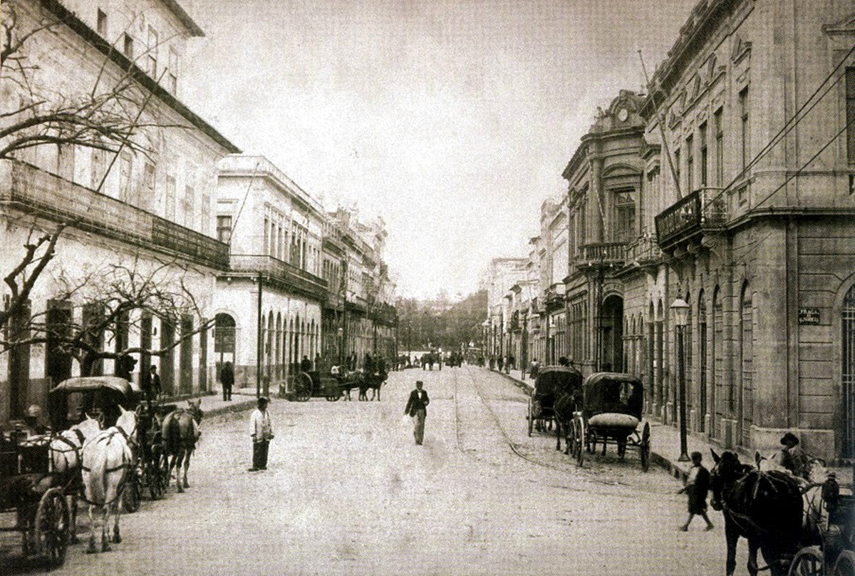 Rua 7 de Setembro final século XIX