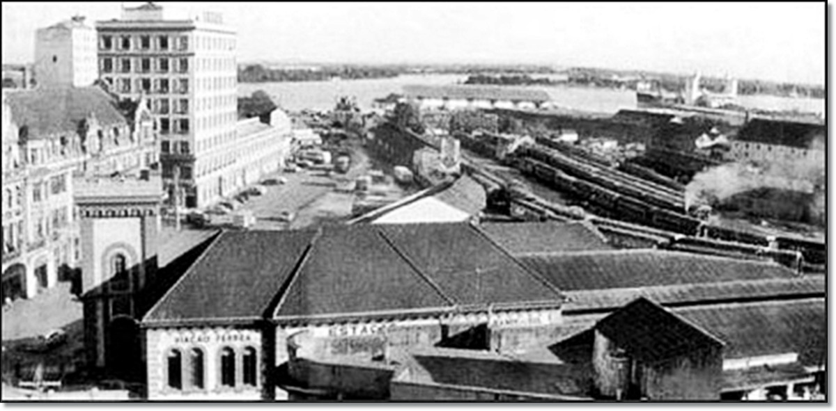 Estação ferroviária déc. 50
