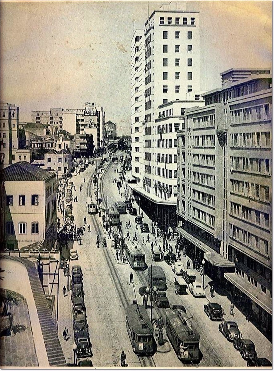 Av. Borges de Medeiros década 1940