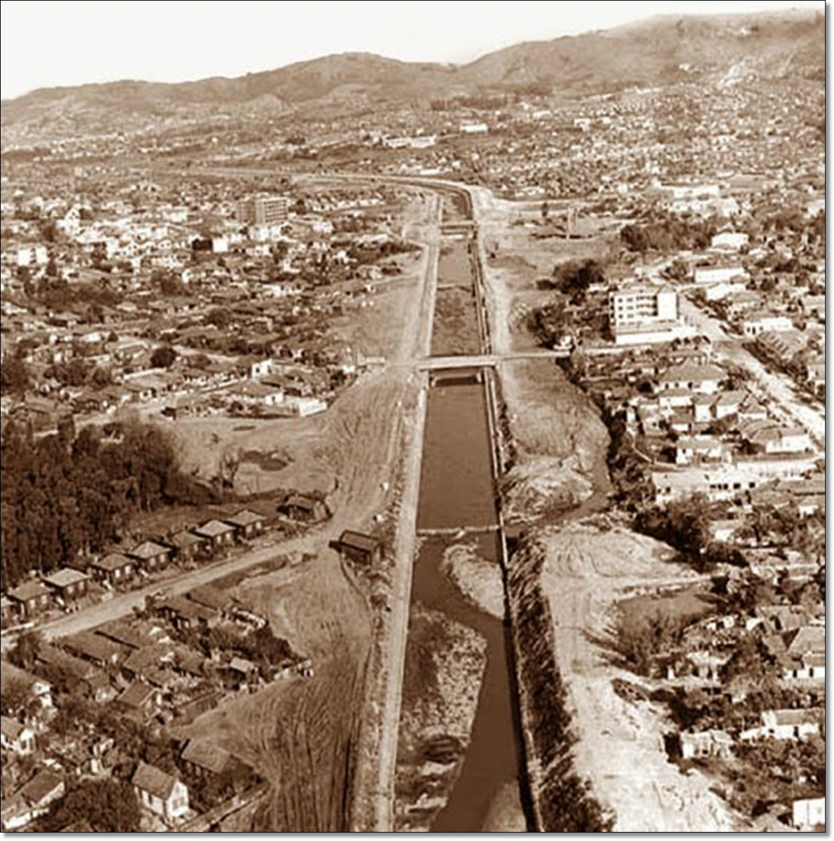 Canalização Arroio Dilúvio 1955.