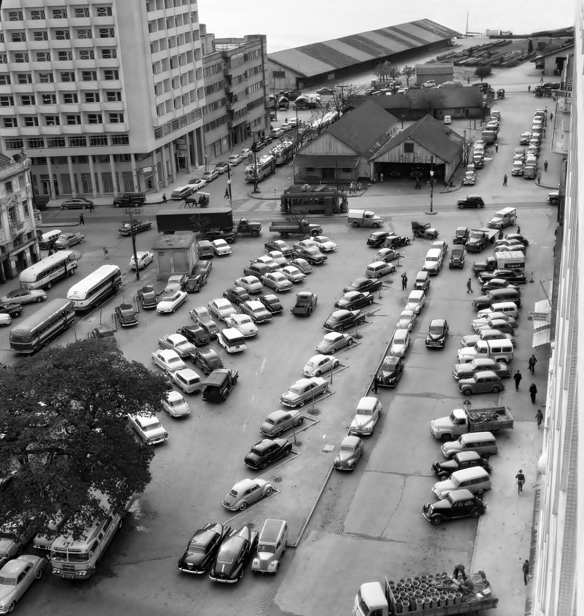 Praça dos bombeiros 1960