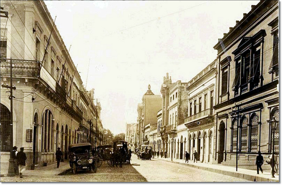 Rua 7 de Stembro esq. Rua Gen. Câmara década 20