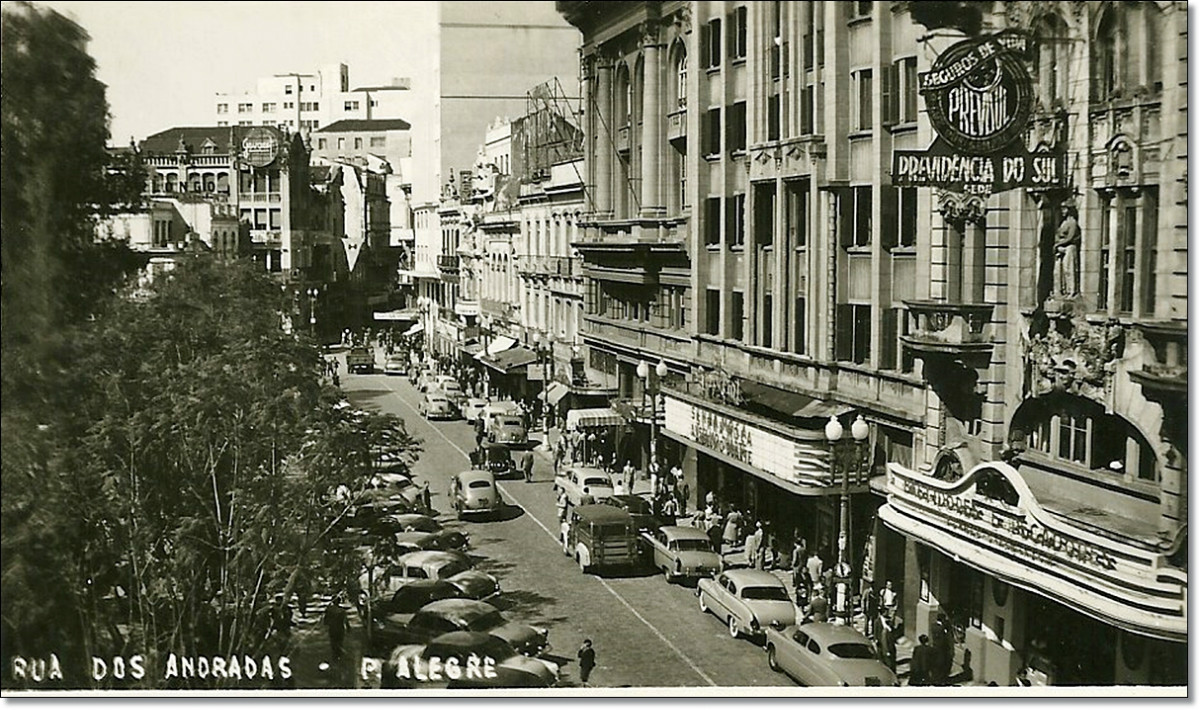 Rua dos Andradas 1956.