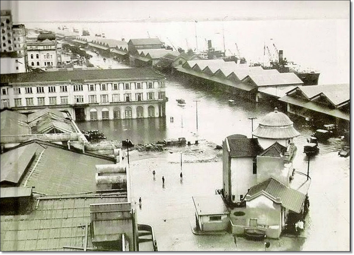 Av. Mauá enchente de 1941.
