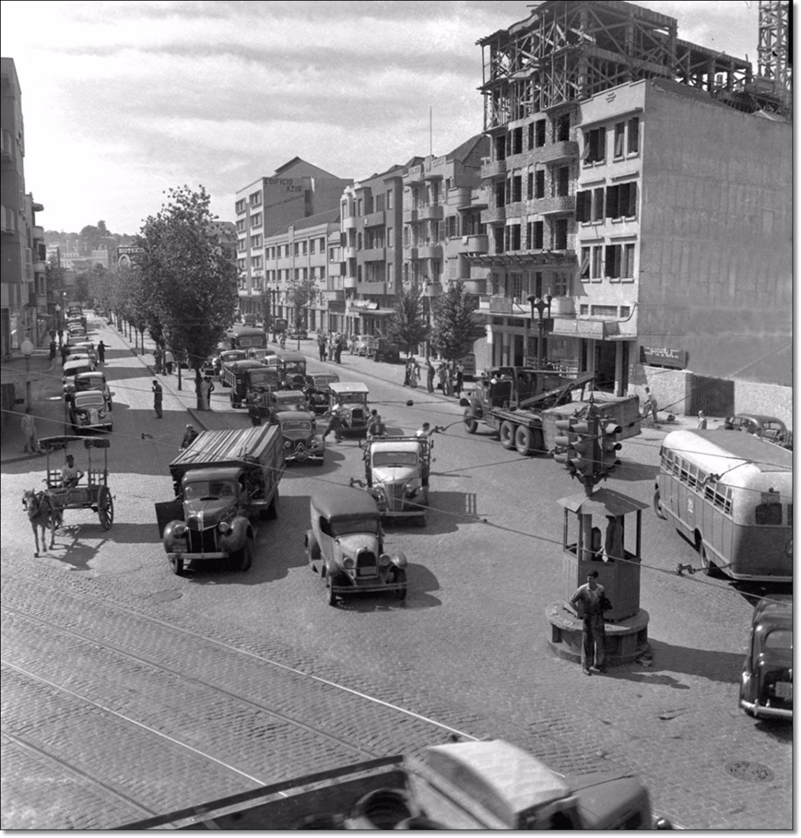 Av. Farrapos final década de 1940.