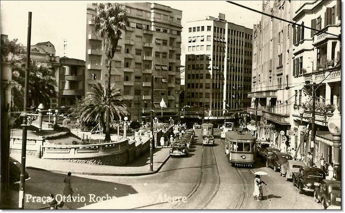 Praça Otávio Rocha 1956.