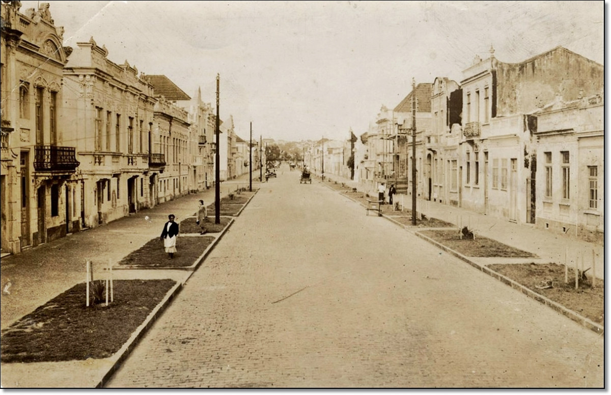 Rua da República década 1930.