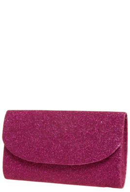 Bolsa NightStar Brilho Brocado Rosa