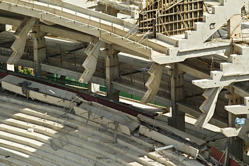 Desabamento nas obras do Allianz Parque