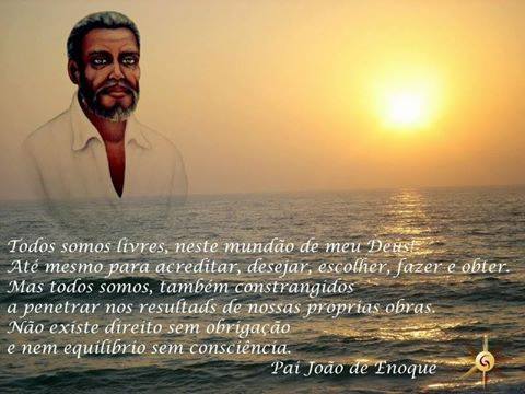 Salve Deus! Pai João de Enoque! Nos esclarece pela Divina Providência na Conscientização Doutrinária: na Individualidade e da Personalidade de cada Missionária/a! Salve Deus.