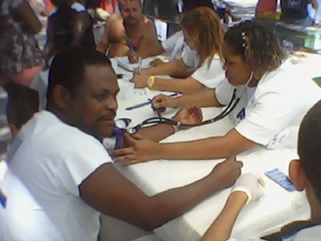 ASV, em ação social no bairro.