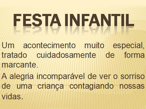 Festa Infantil