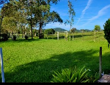 &Aacute;rea verde e espa&ccedil;o de conviv&ecirc;ncia da futura sede da AVSPL em Araruama