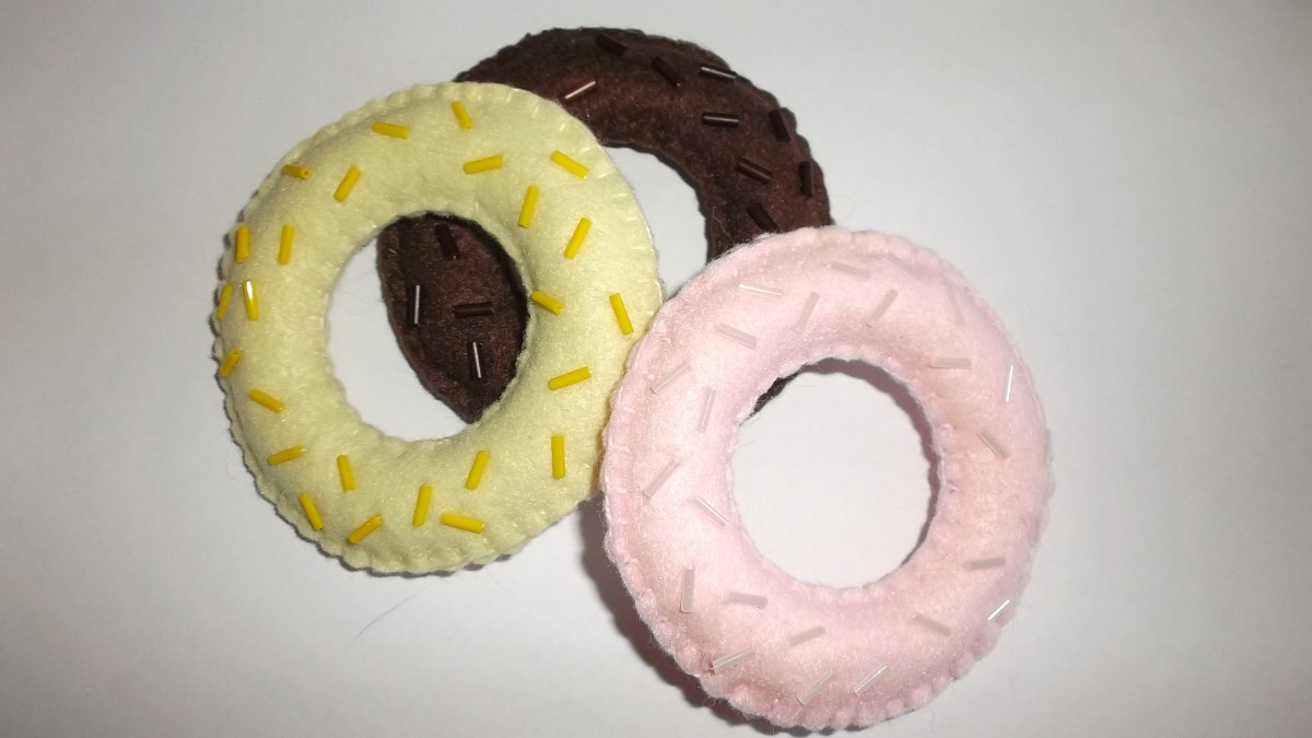 DONUTS EM FELTRO