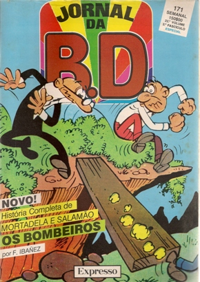 Capa de: MORTADELA E SALOMÃO - 9 . BOMBEIROS (OS)