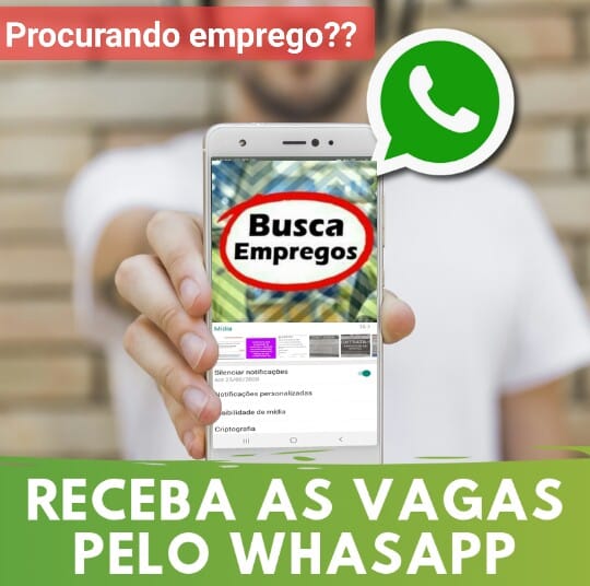 Vagas no whatsapp