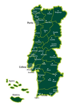 Mapa de Portugal