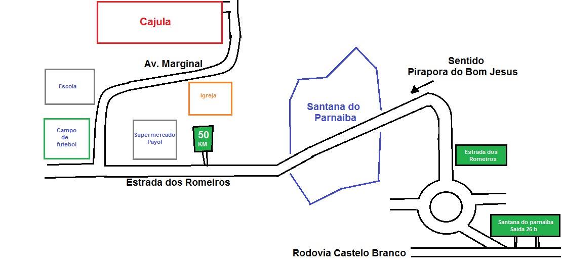 Mapa Cajula