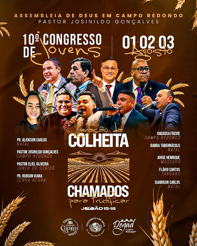 IEADERN CAMPO REDONDO REALIZA O 10º CONGRESSO DE JOVENS