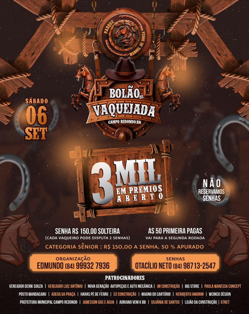 BOLÃO DE VAQUEJADA 