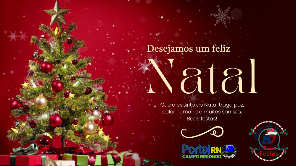 FELIZ NATAL E UM PRÓXIMO ANO NOVO!