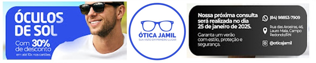 Publicidade - òtica Jamil