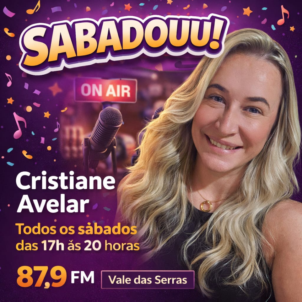 PROGRAMA SABADOUU COM CRISTIANE AVELAR