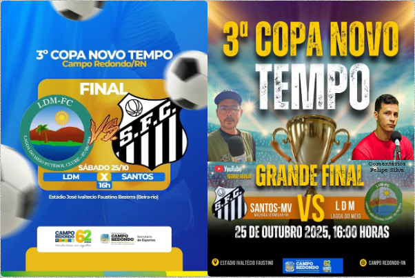 FINAL DA COPA NOVO TEMPO DE FUTEBOL 2025