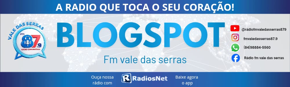 ACOMPANHE A PROGRAMA&Ccedil;&Atilde;O DA FM VALE DAS SERRAS 87,9 AQUI
