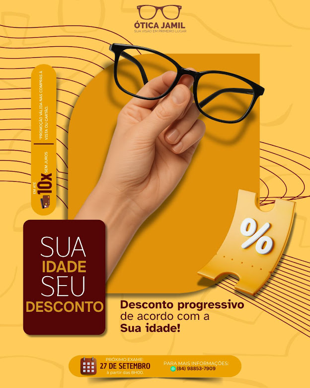 ÓTICA JAMIL - APOIA O SETEMBRO AMARELO