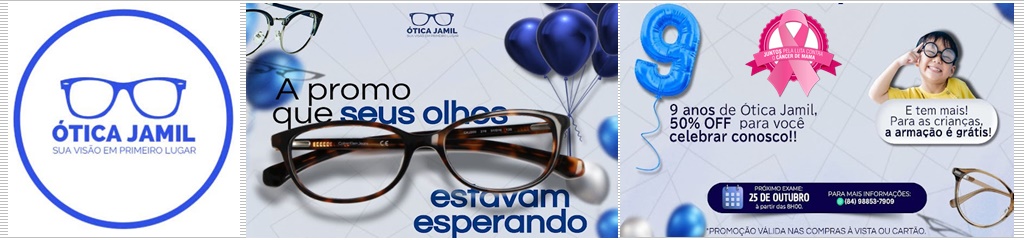 PROMOÇÃO DA ÓTICA JAMIL - MÊS DE OUTUBRO