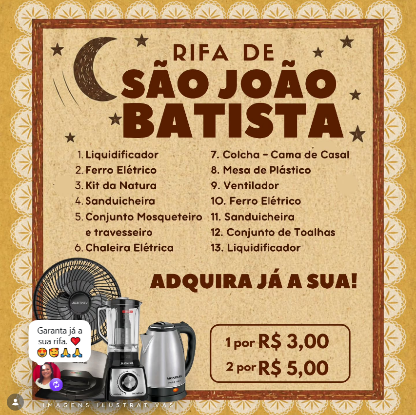 RIFA DE S&Atilde;O JO&Atilde;O BATISTA