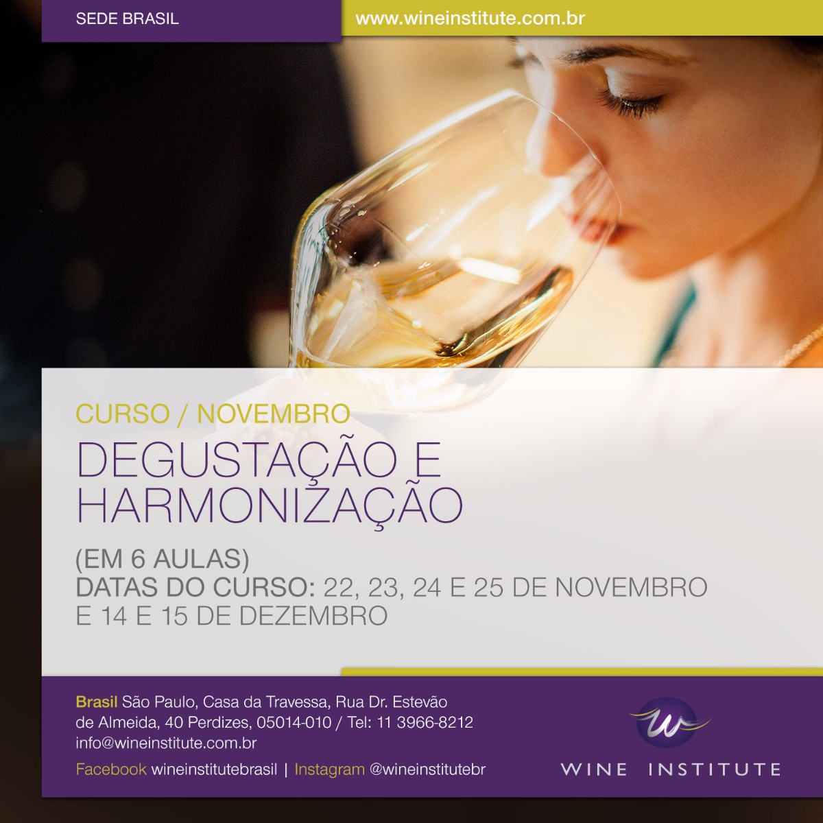 Curso Wine Institute Brasil