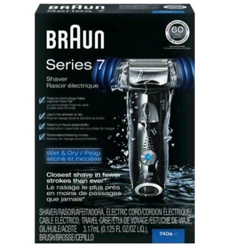 Barbeador Eletrico Braun Series 7 Modelo 740s-6 Prova D'agua