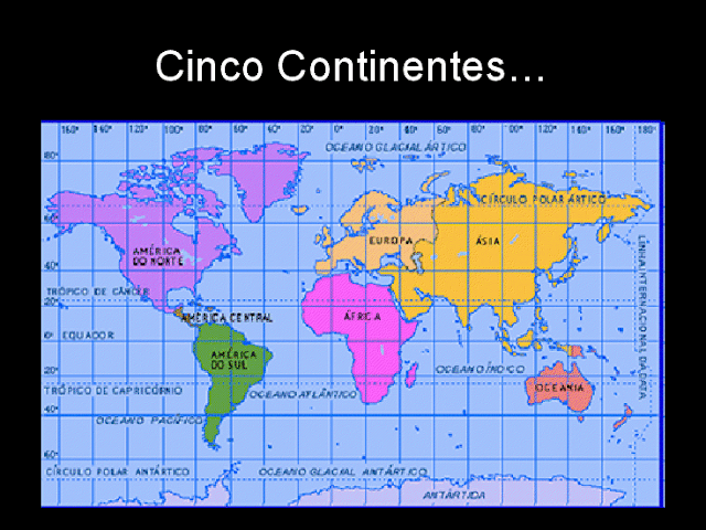 Cinco continentes
