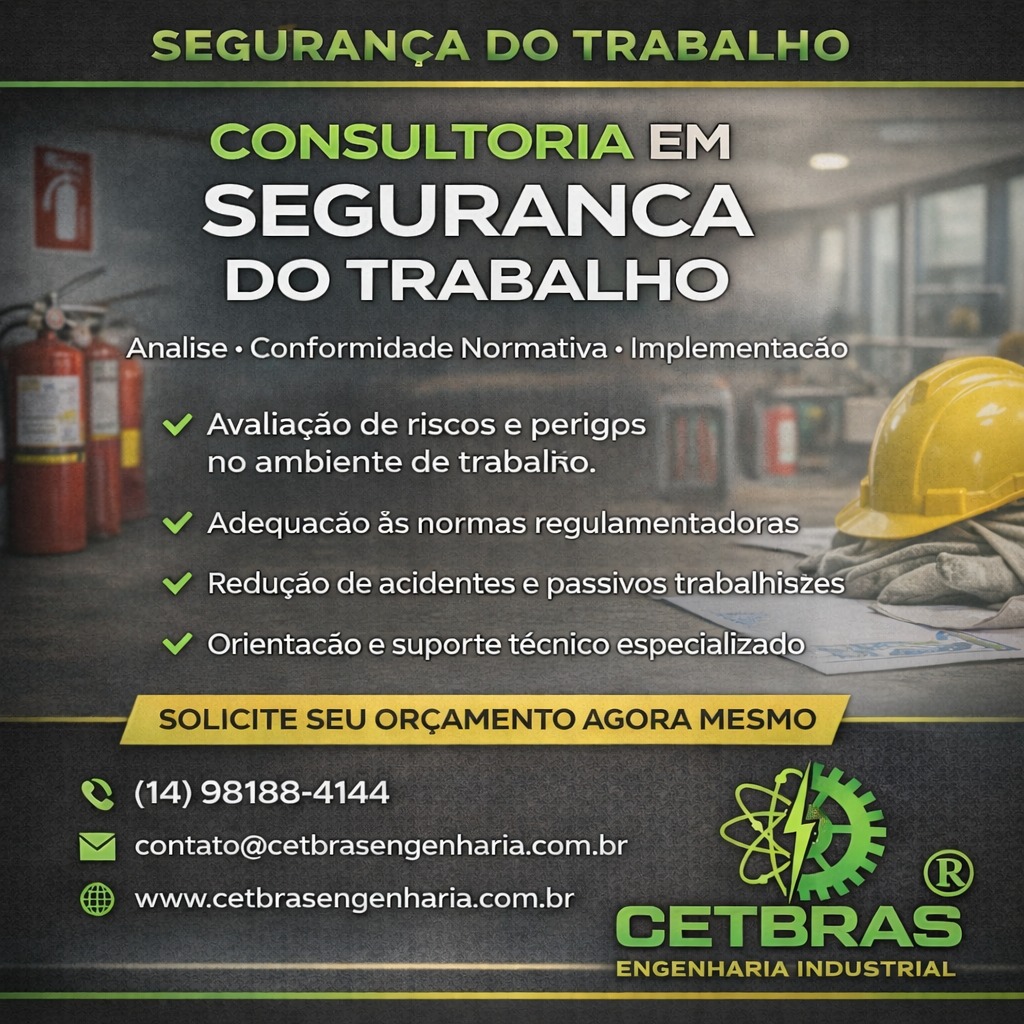 Consultoria em Seguran&ccedil;a do Trabalho em Ja&uacute;