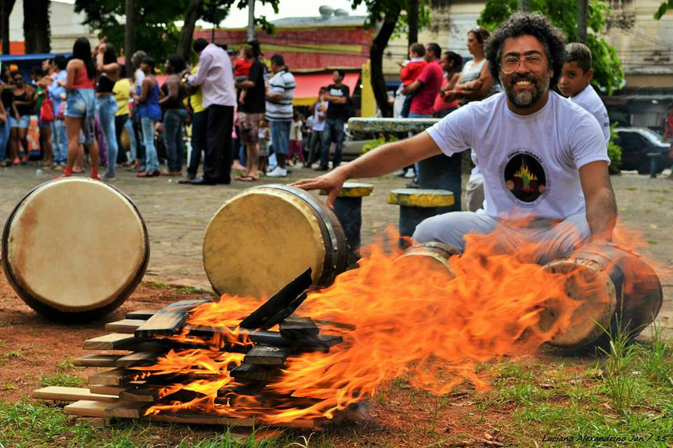 aquecimento do tambor