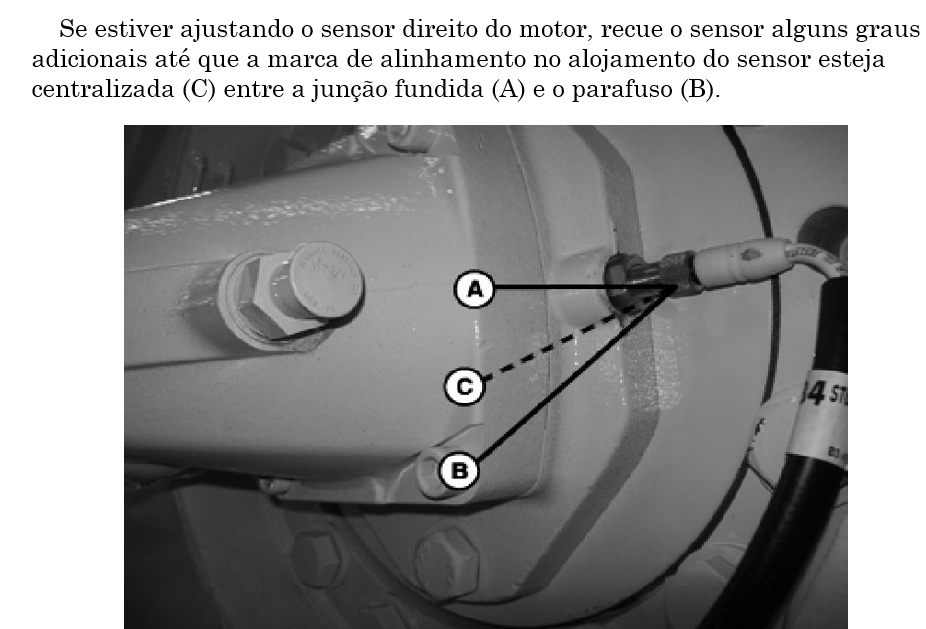 Posição do sensor