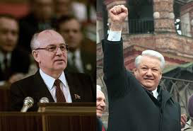 Gorbachev (Perestroika) e Yeltsin, a nova Russia.
